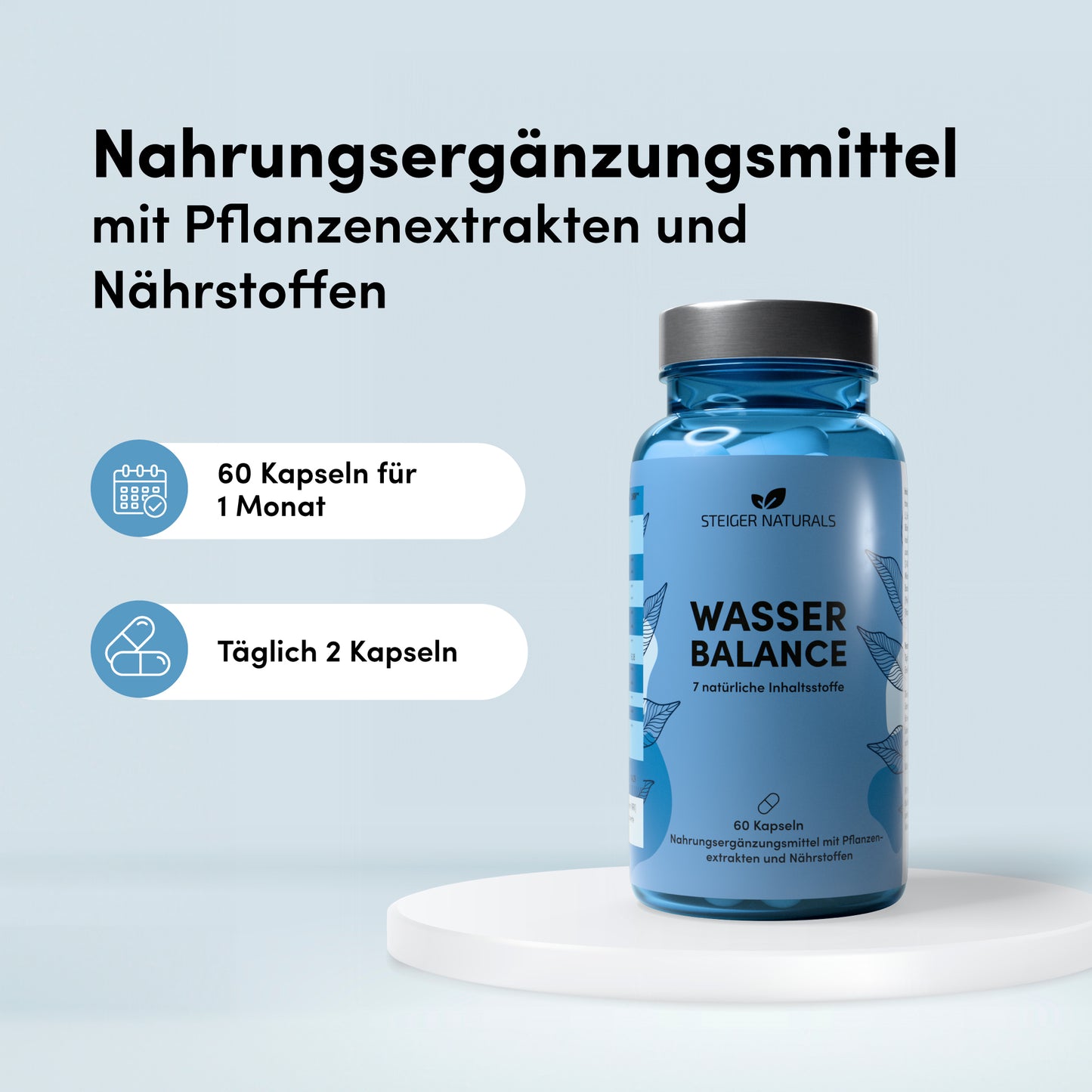 6er Set Wasser Balance - natürlicher Entwässerungs-Komplex