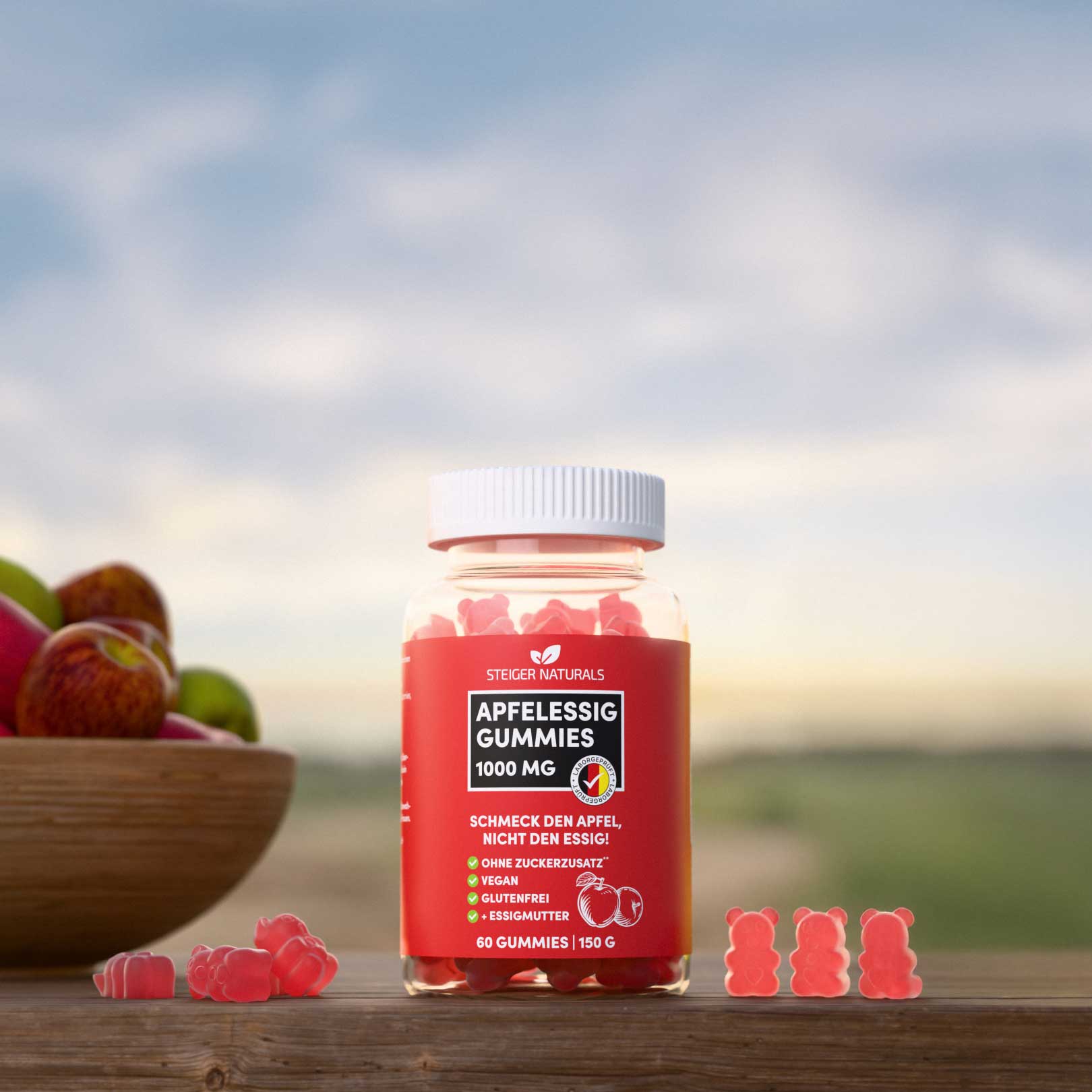 Apfelessig Gummies