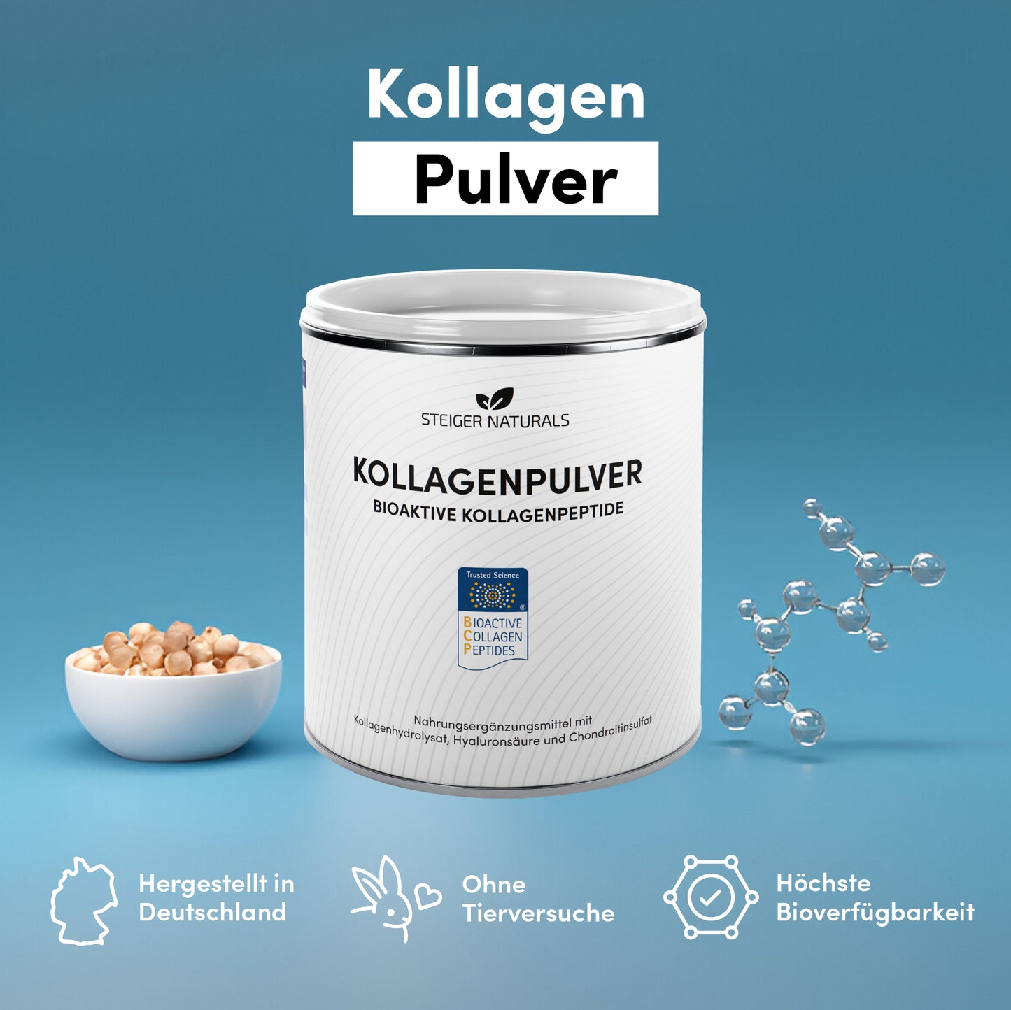 Kollagenpulver Bioaktive Kollagenpeptide